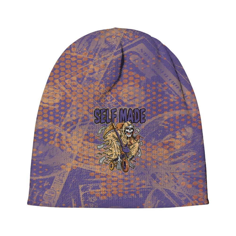 Beanie Hat To Match Book Sunset 1s - Self Make Skeleton Banknotes Art Graphic