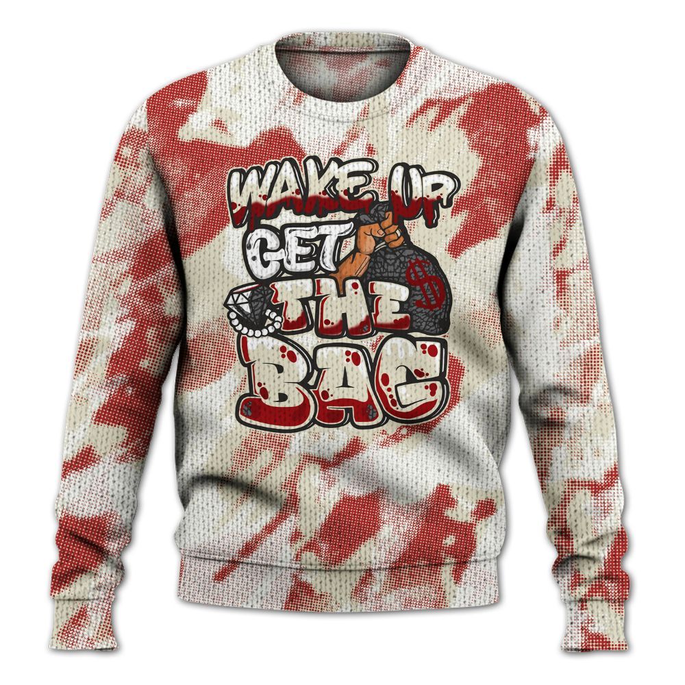 Knitted Sweater To Match Cement Grey 3s - Get More Bags Abstract