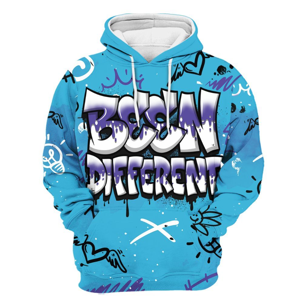 Hoodie To Match Retro Aqua 6s - Drip Been Di2ferent All Over Print