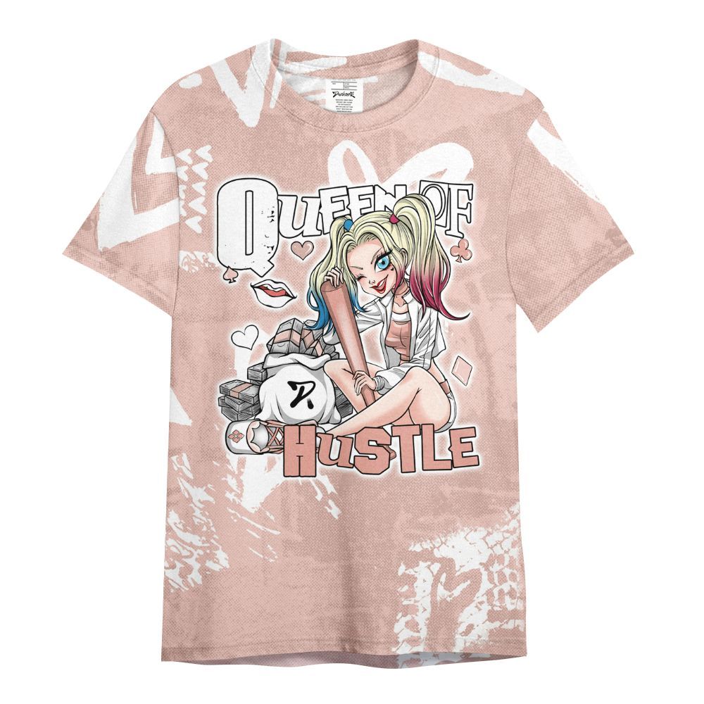 Shirt To Match Low Legend Pink 11s - Hustles Quiinn Heart Grunge All Over Print