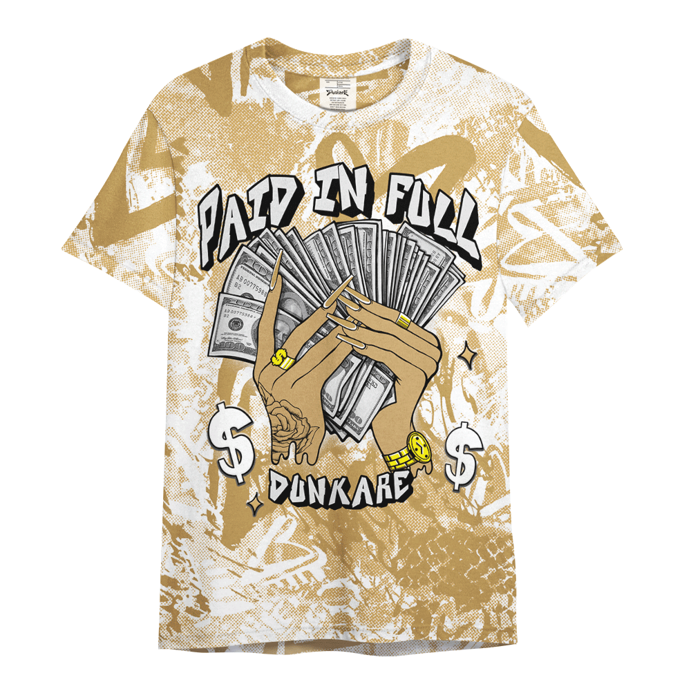 Shirt To Match Craft Paris 6s - Paid In Full Unique Heart Grunge Shirt Unisex