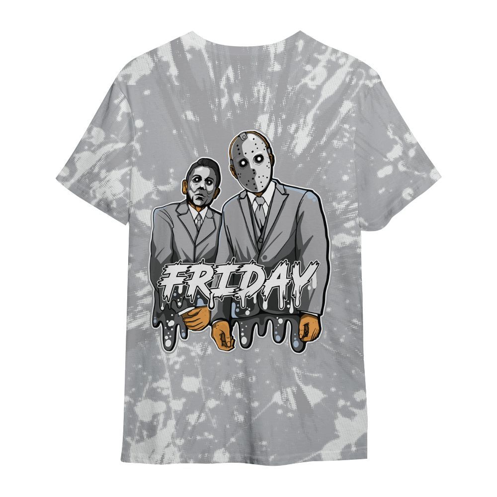 Shirt To Match Low OG Wolf Grey 1s - Friday Halloween Graphic Luxury All Over Print