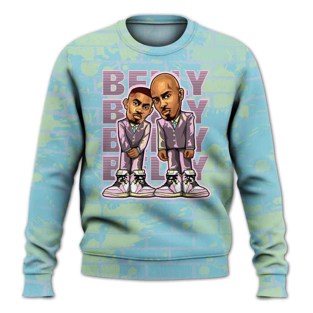 Sweatshirt To Match SB Dunk Low Visty - Belly Sneakers Graphic Halloween All Over Print