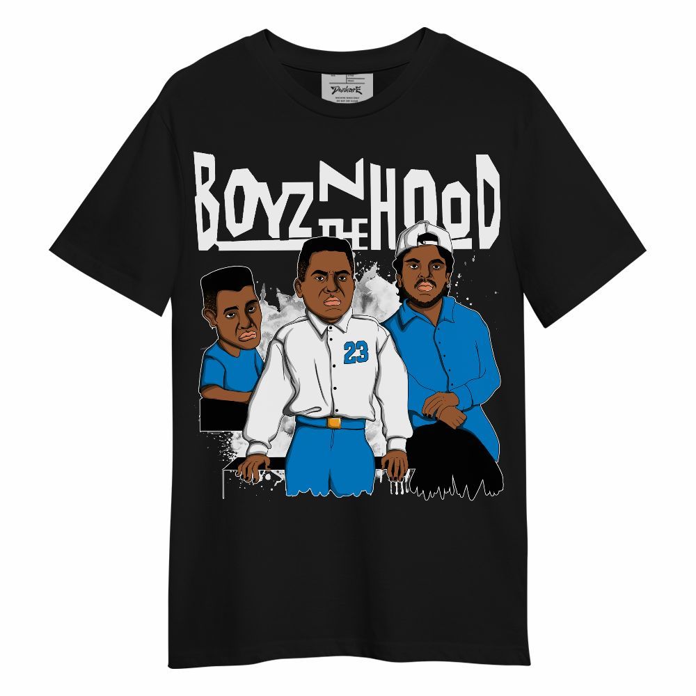 Shirt To Match Industrial Blue 4s - The Hood Boiz Graphic Military Blue 4s Unisex Shirt