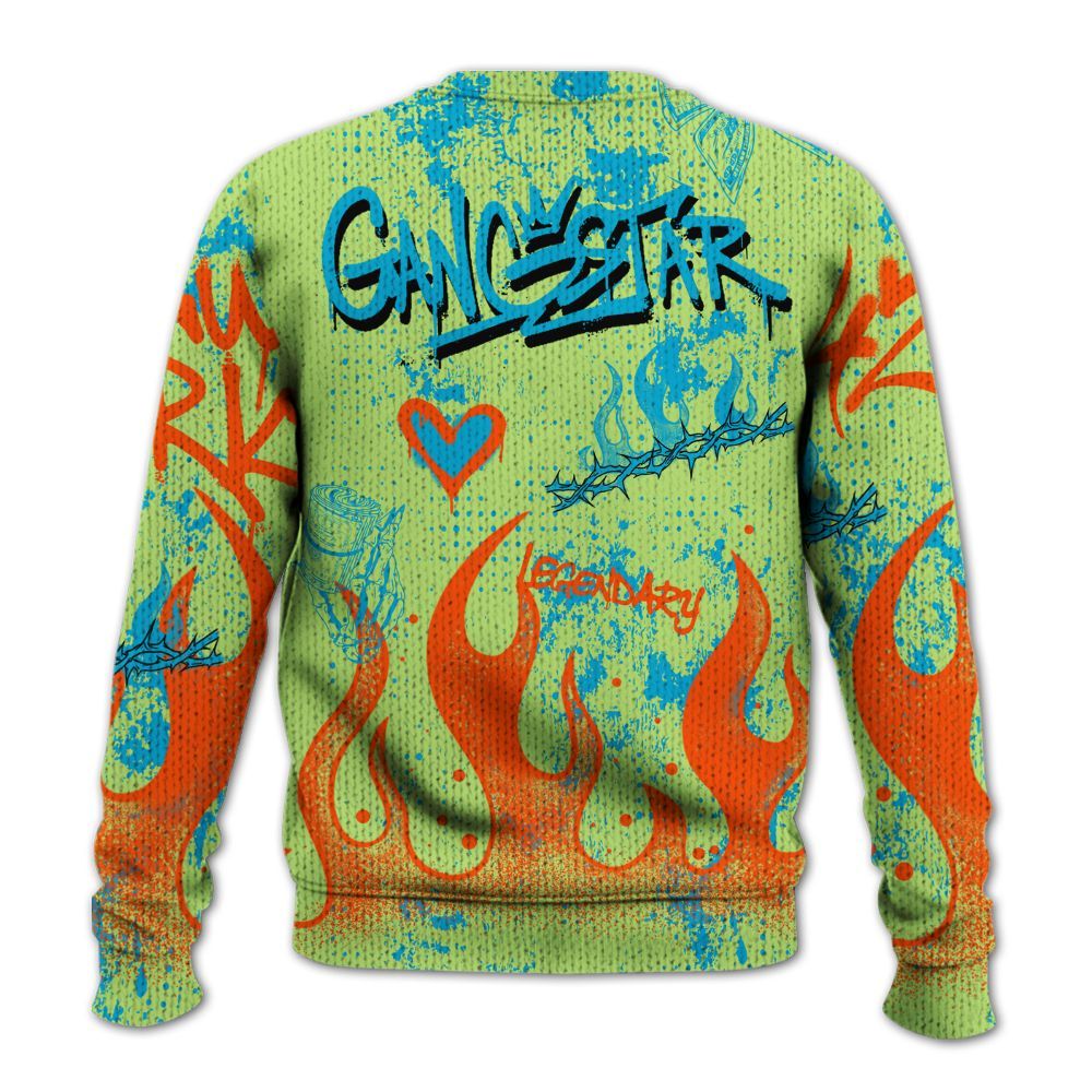 Knitted Sweater To Match Kobe 9 Elite What The - Lucky Money Paid In Full Graffiti