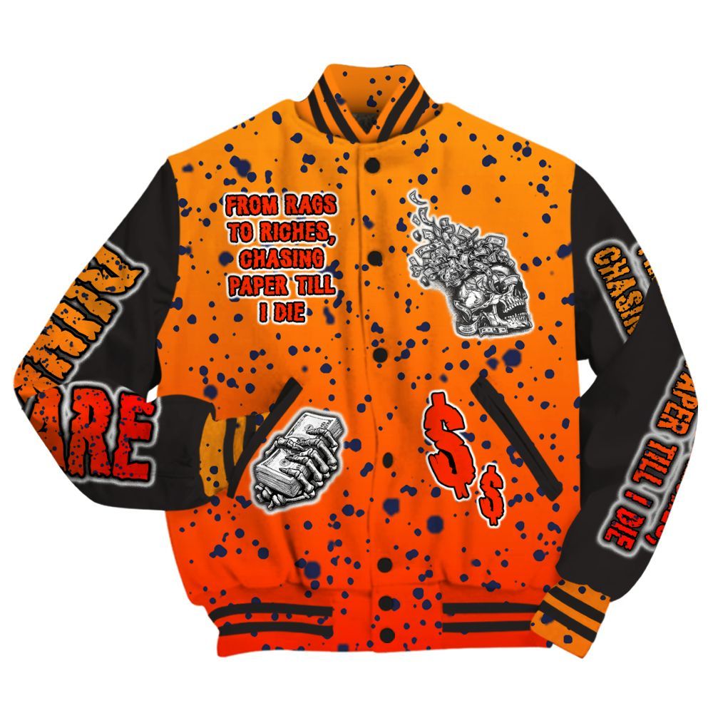 Varsity Jacket To Match Air Max DN Safari Olympic - From Rags To Riches All Over Print