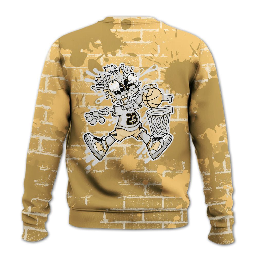 Sweatshirt To Match Craft Paris 6s - 85's Dunks Graphic Halloween All Over Print