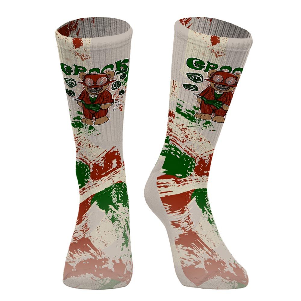 Sock To Match El Grito 5s - Swindler Bear Circle Slpash