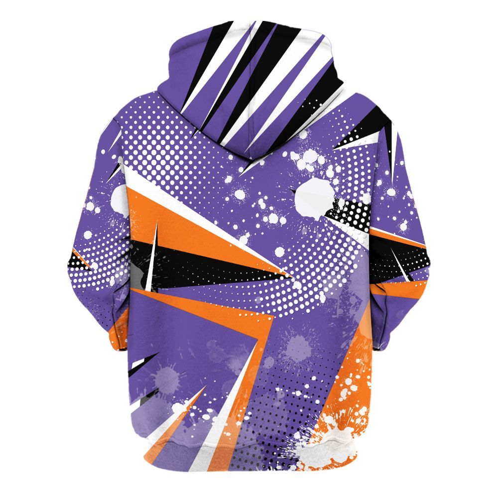 Hoodie To Match Air Max Waffle SP Voltage Purple - Poly Trust No One Dripping All Over Print