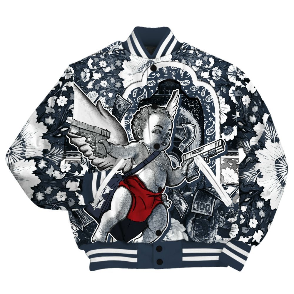 Varsity Jacket To Match Retro Olympic 6s - Angel Money Bag All Over Print