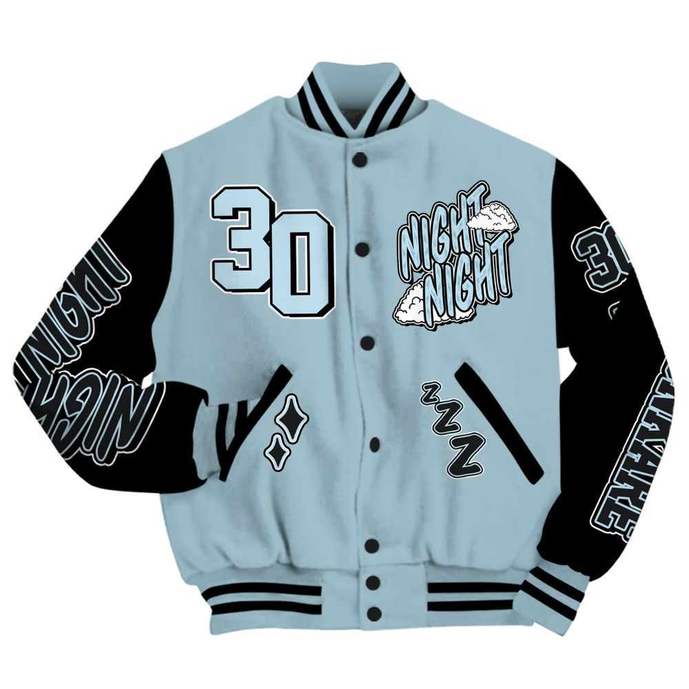 Varsity Jacket To Match Chambray 7s - Seeya Skeleton All Over Print