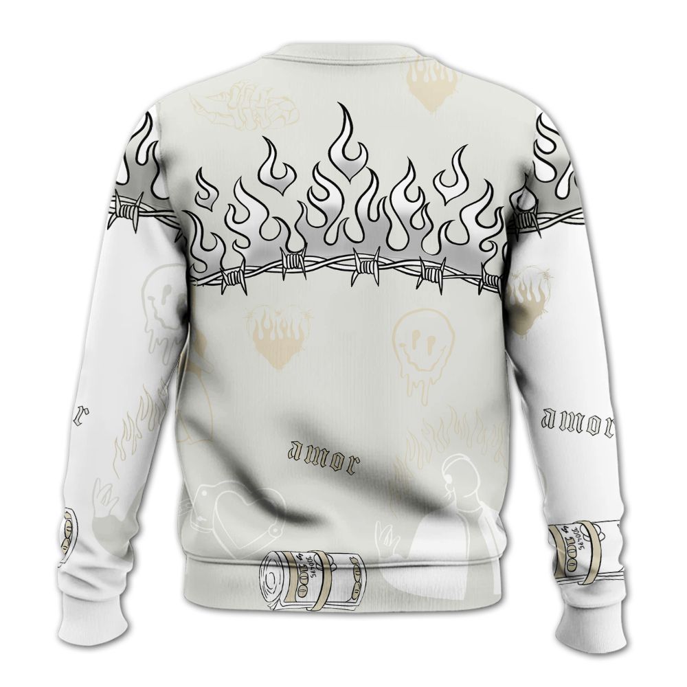 Sweatshirt To Match Grand Finale 11s Shirt, Snake Trust No One All Over Print