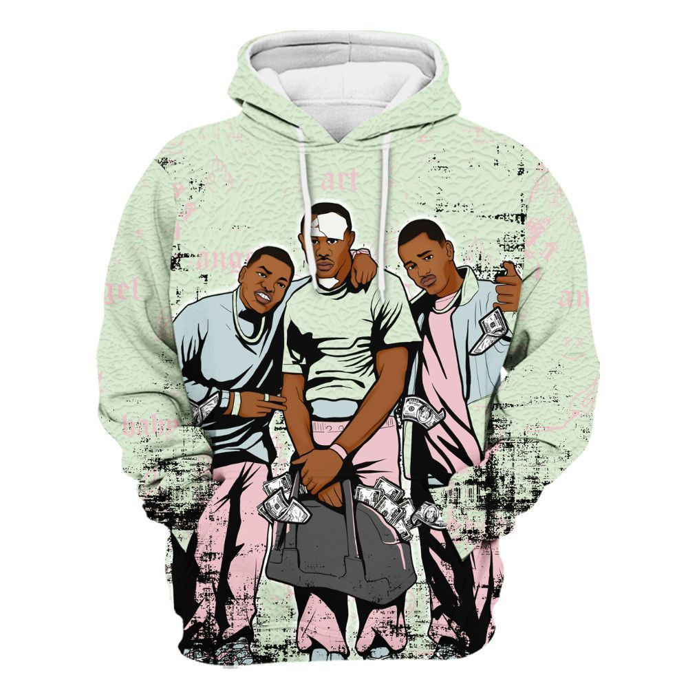 Hoodie To Match Spring Is In The Air 3s - Paid In Full Money All Over Print