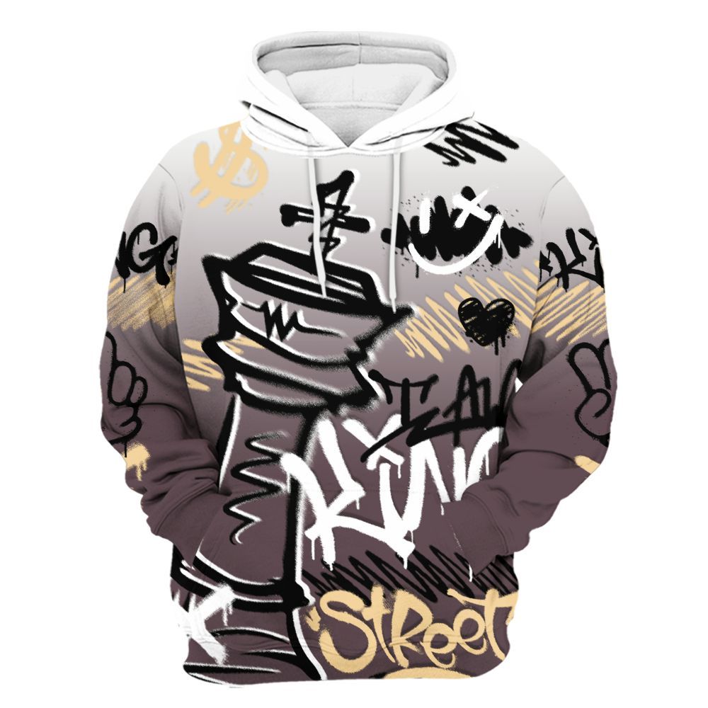 Hoodie To Match AMM Black 3s - Street King Chess Streetwear All Over Print
