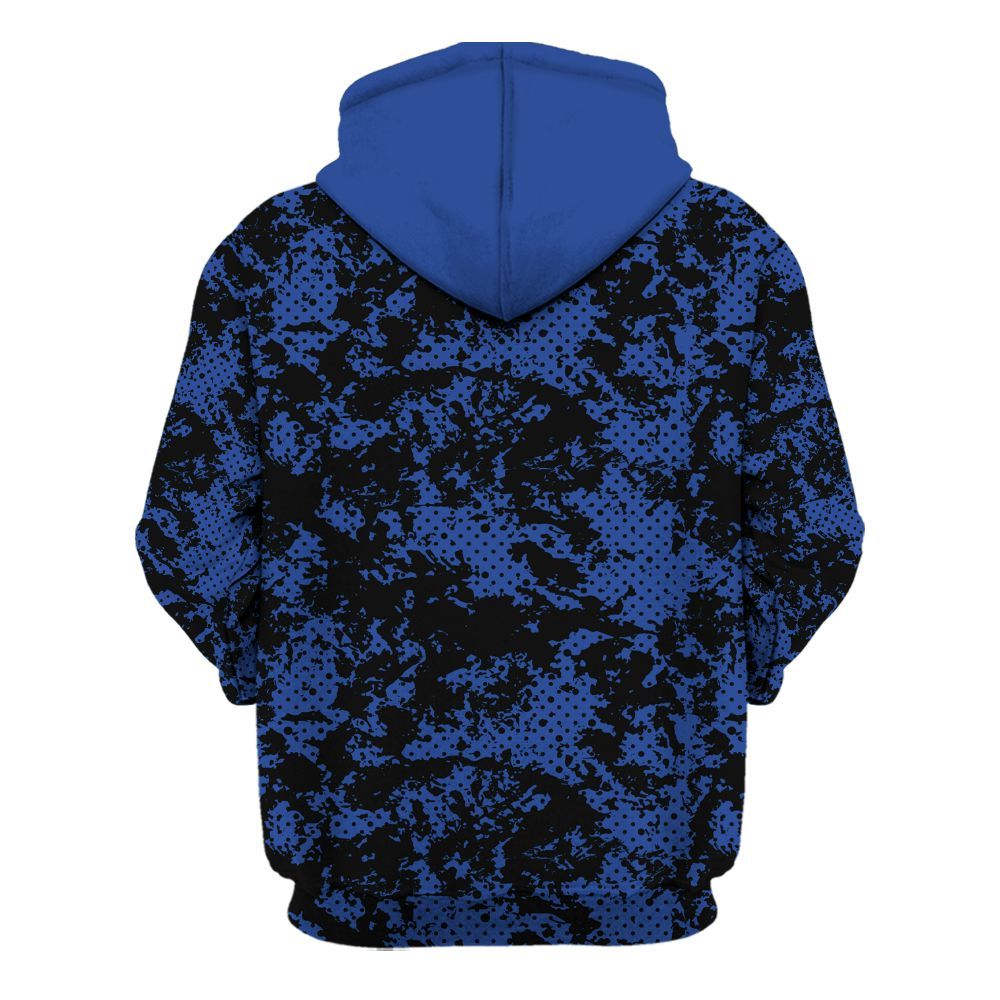 Hoodie To Match Retro Hyper Royal 13s - Show Me The Money Retro All Over Print