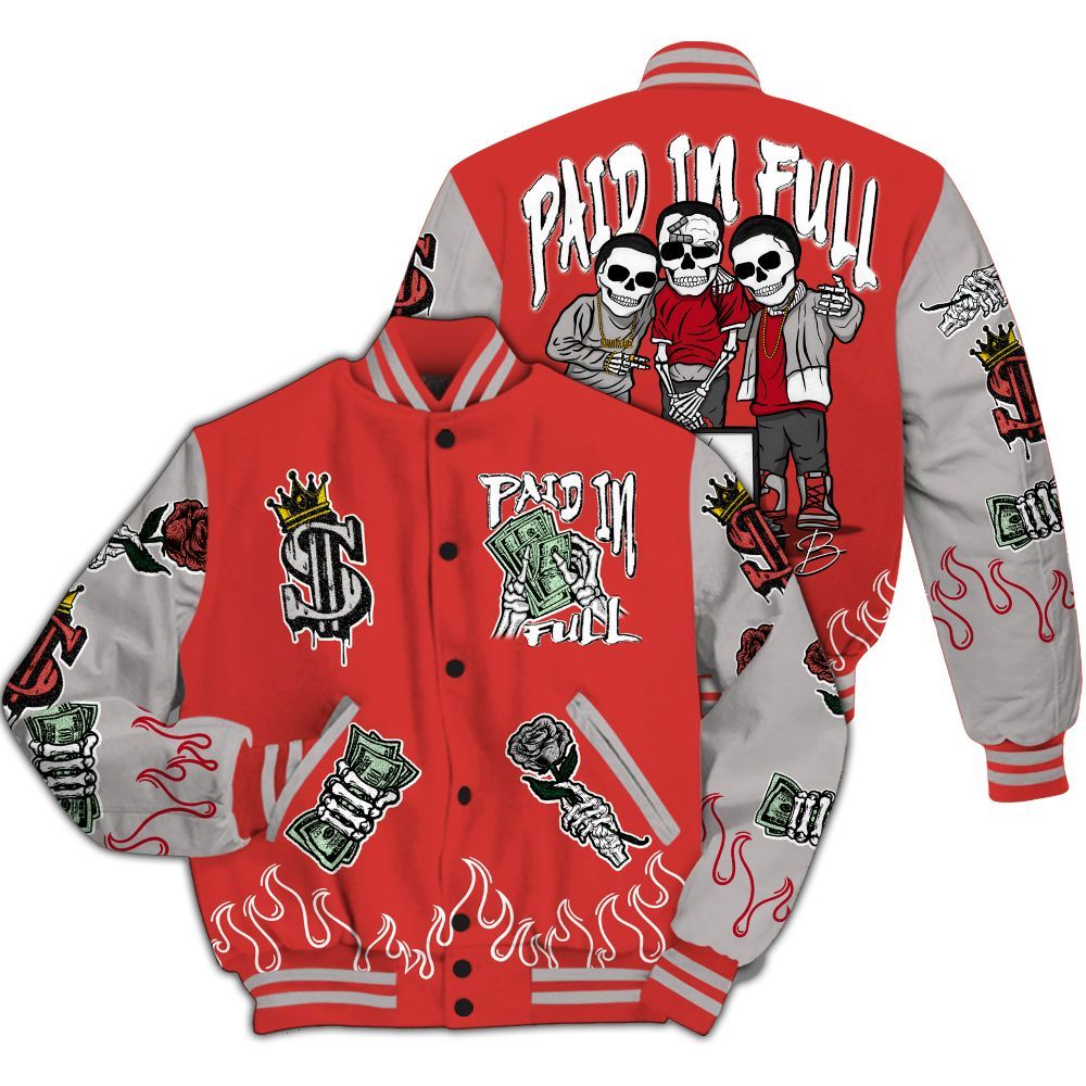 Varsity Jacket To Match Scoot Zeros ODD City - Fire Everybody Paid In All Over Print