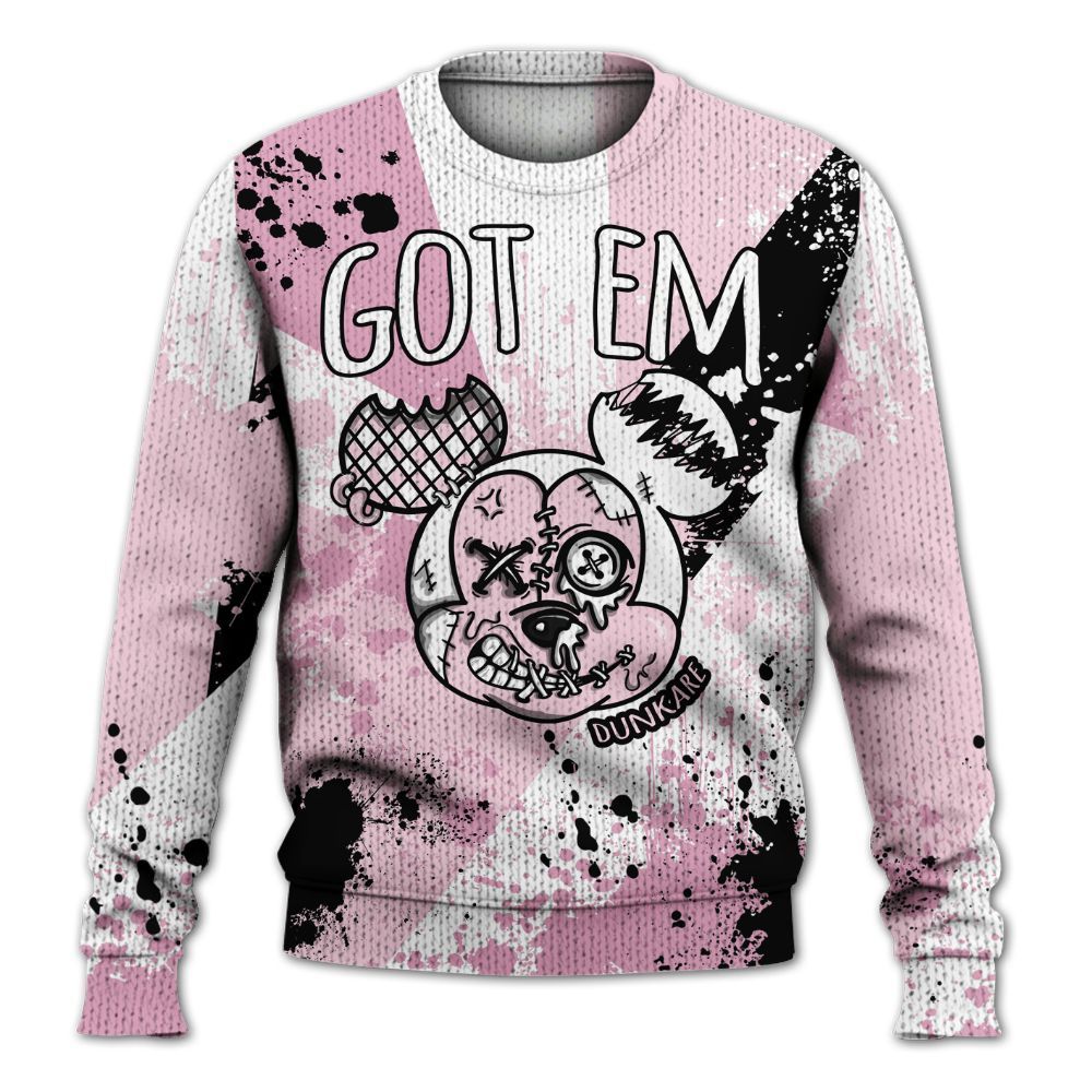 Knitted Sweater To Match Orchid 4s - Got Em Drip