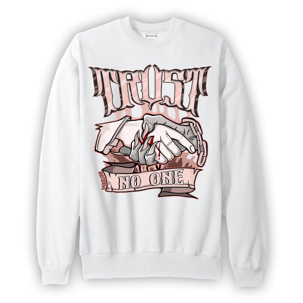 Sweatshirt To match Legend Pink 11s Sweatshirt - Trust No One Graphic Graphic