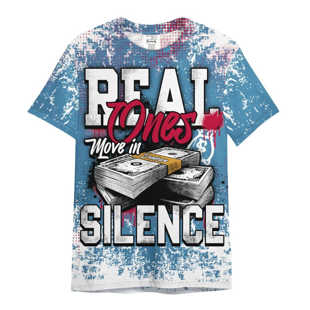 Shirt To Match GS Messy Room 4s - Move In Silence Money Street Retro All Over Print