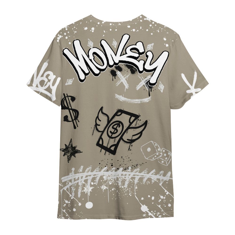 Shirt To Match High OG Khaki 1s - Everybody Paid In Full Crayon All Over Print
