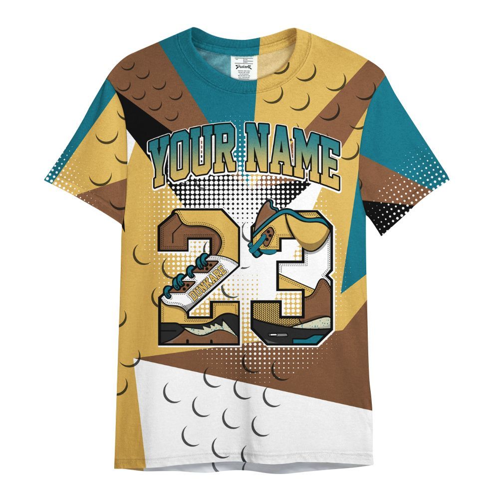 Shirt To Match Retro Cacao Wow 4s - Poly Custom Name Number 23 5s All Over Print