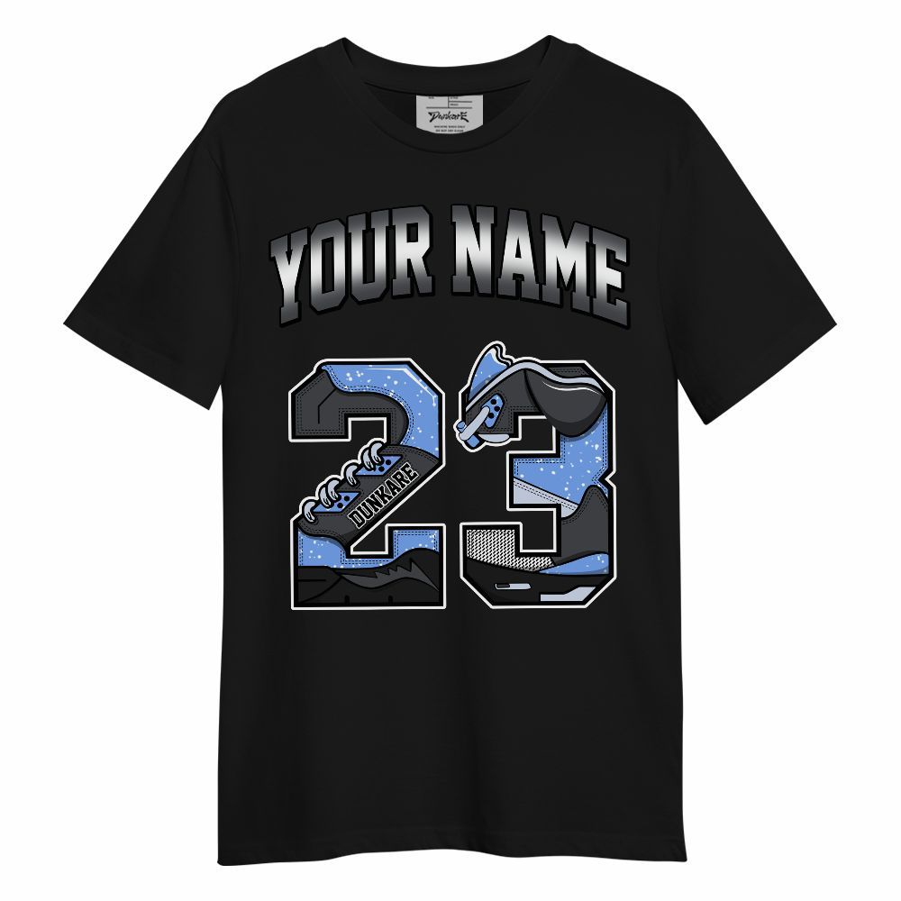 Shirt To Match Retro Awake Racer Blue - Custom Name 23 5s Graphic