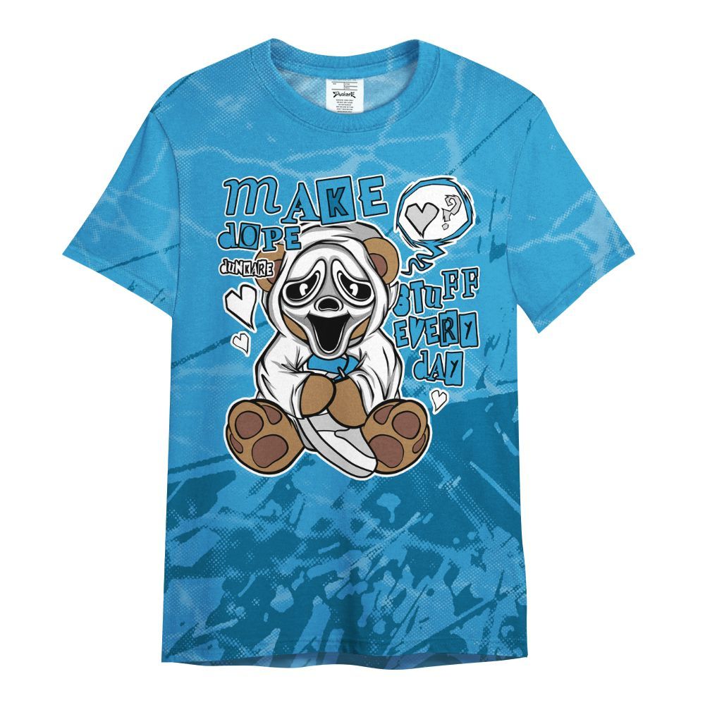 Shirt To Match Powder Blue 9s - Make Dopes Bear Profound All Over Print