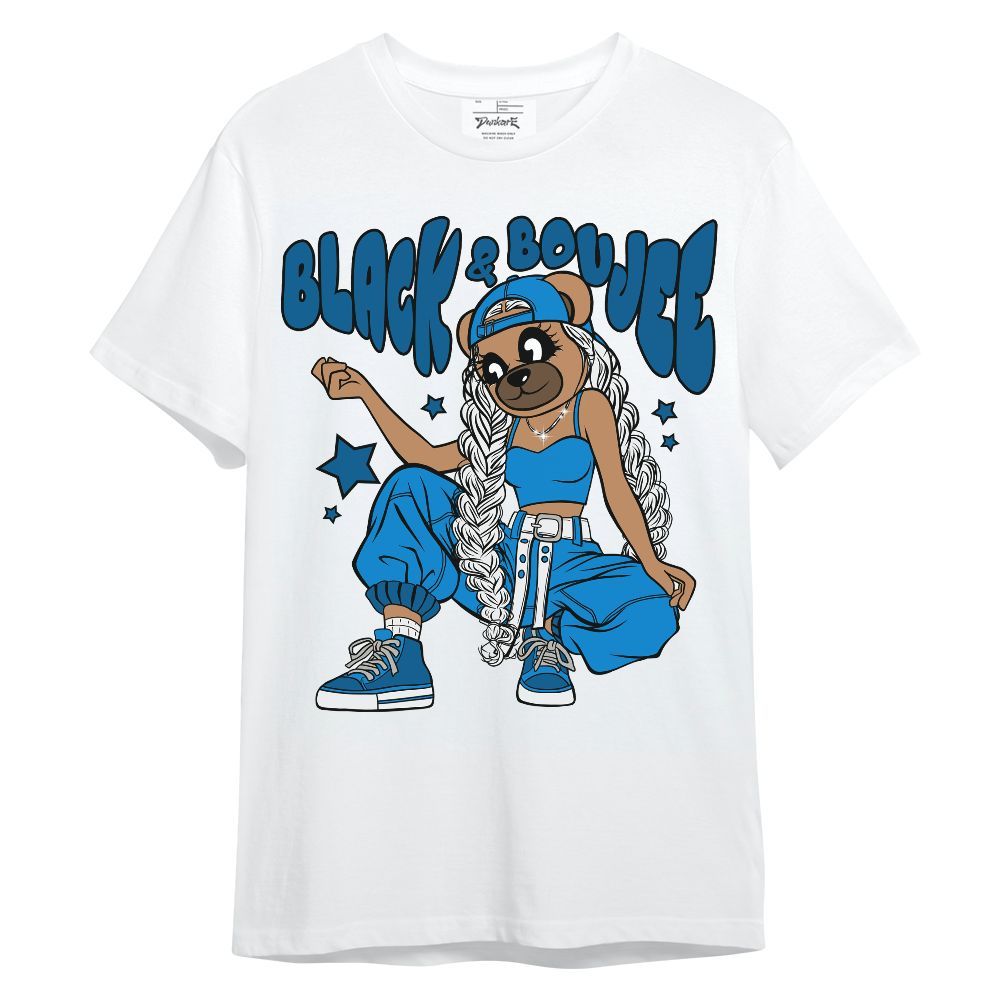 Shirt To Match Military Blue 4s - Boujee Girls Bear Unisex Shirt