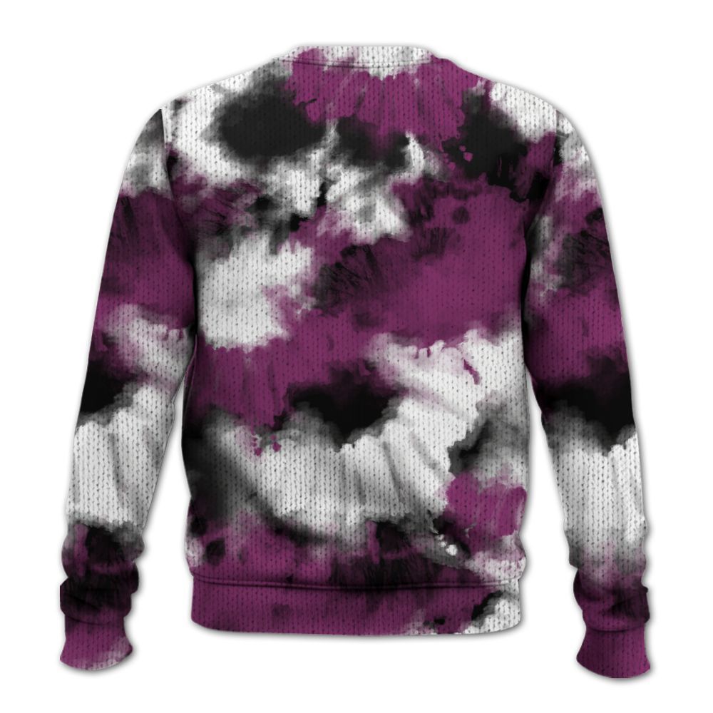 Knitted Sweater To Match Air Max Sunder Gore Tex Bold Berry - Tie Dye FK Around Find Out