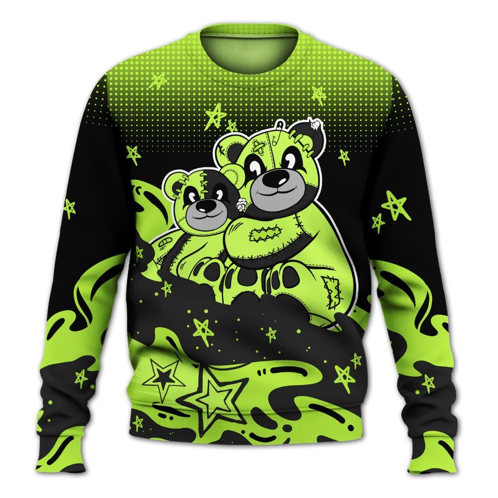 Sweatshirt To Match Air Force 1 Low Dance Volt - Sincere Fondness Bear Stars All Over Print