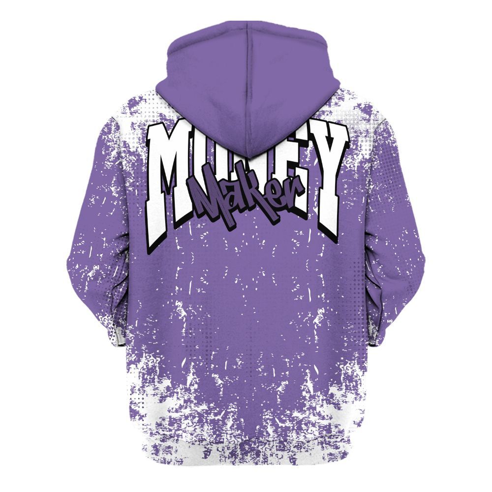 Hoodie To Match Dunk Low Black Raspberry - Move In Silence Money Street Retro All Over Print