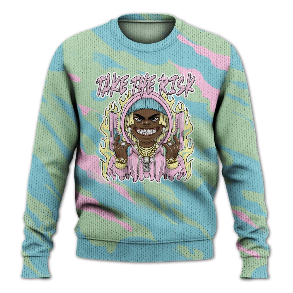 Knitted Sweater To Match SB Dunk Low Visty - Take The Risk Colored