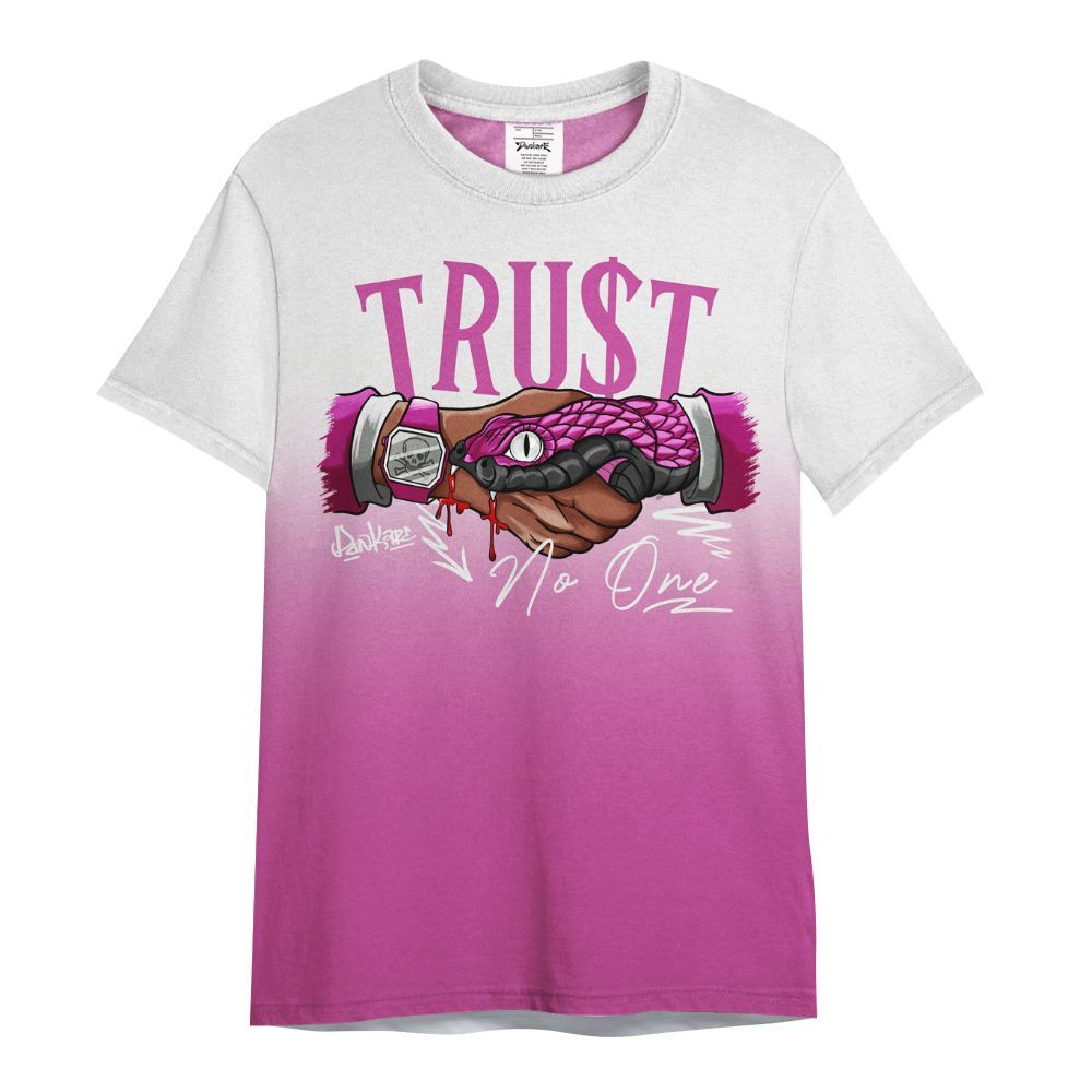 Shirt To Match Dunk Low Active Fuchsia - Snake Trust No One Drip All Over Print
