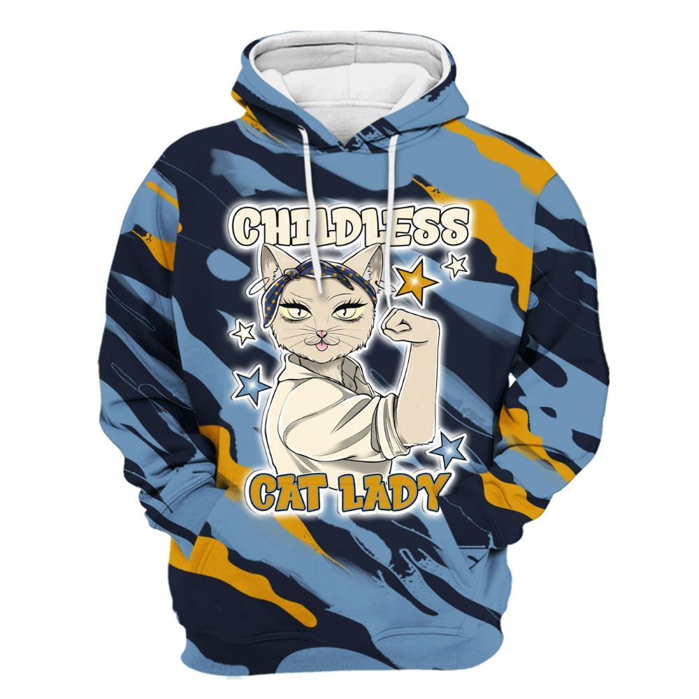 Hoodie To Match High OG First In Flight 1s - Childless Kat Lady All Over Print