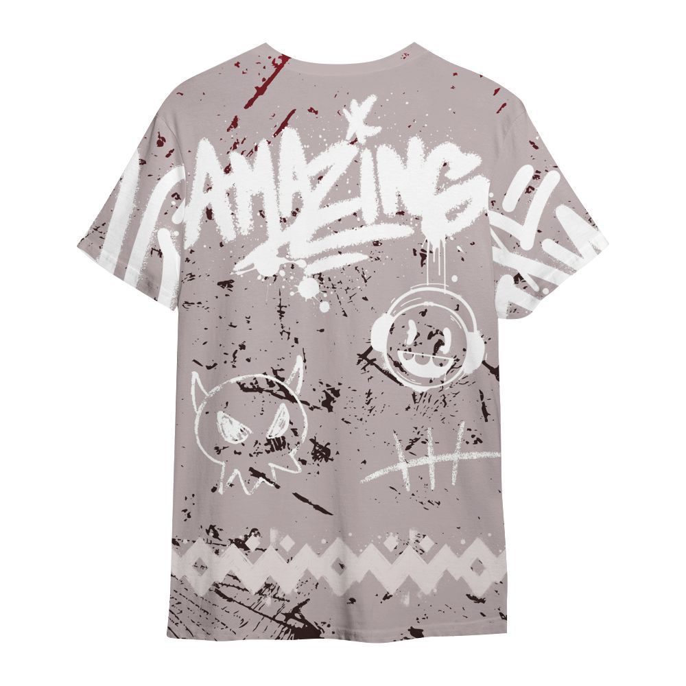 Shirt To Match AMM Air Smokey Mauve 6s - Friday Sneaker Crayon All Over Print