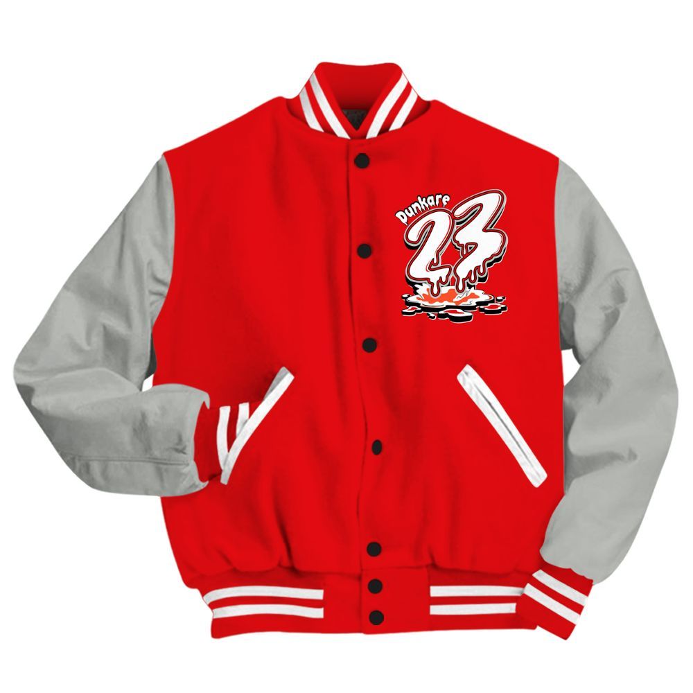 Varsity Jacket To Match Air Max 1 86 Cosmic Clay - Custom Name 23 Drip All Over Print