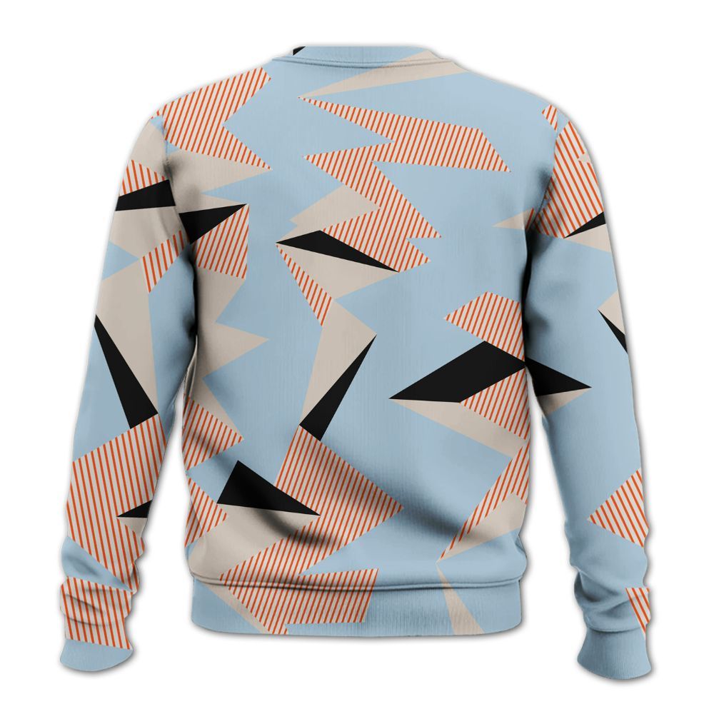 Sweatshirt To Match High OG Alaska 1s - Geometric Camouflage Pattern All Over Print