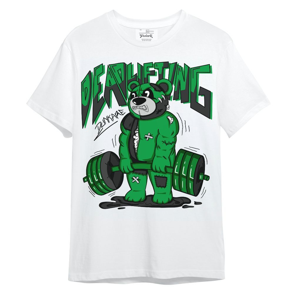Shirt To Match Low Lucky Green 1s - Deadlifting Bear Unisex Shirt