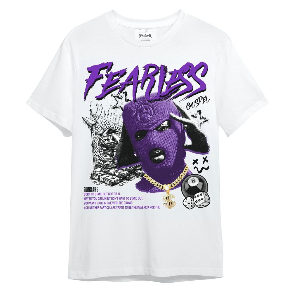 Shirt To Match Retro Dark Iris 3s - Fearless Gospel Streetwear Money Unisex Shirt