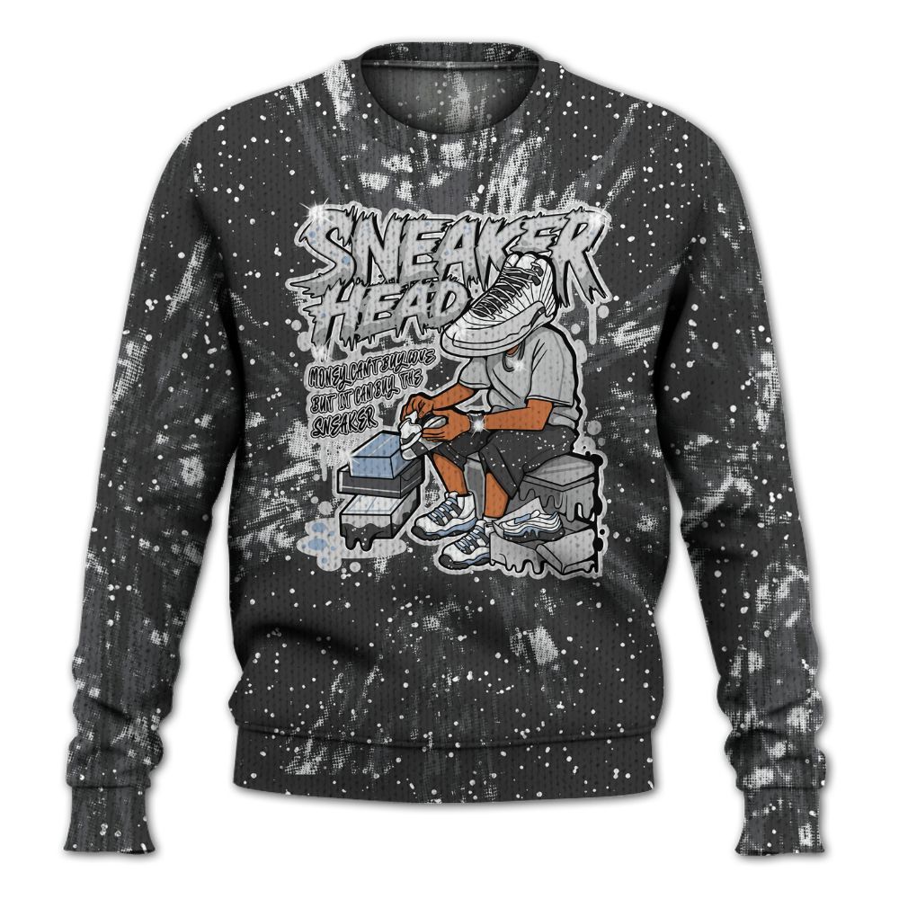 Knitted Sweater To Match Reverse Oreo 6s - Sneakers Headache Graphic Luxury