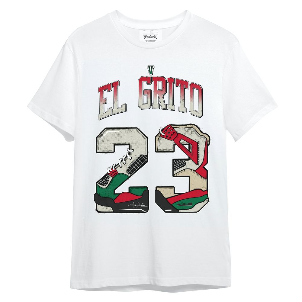 Shirt To Match El Grito 5s - Number 23 Dirty 4s Unisex Shirt