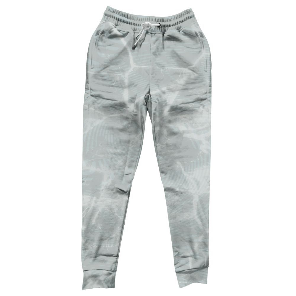 Sweatpant To Match Black Wolf Grey 12s - Fume All Over Print