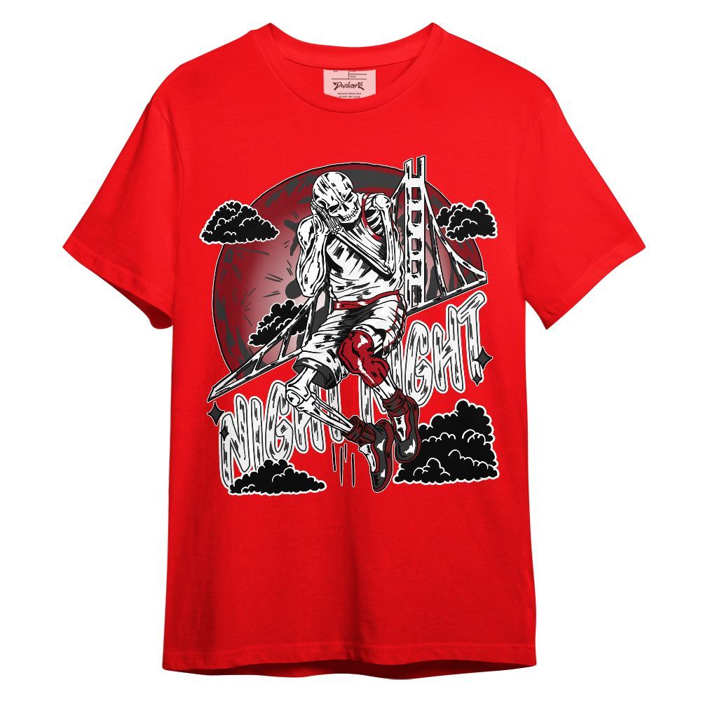 Shirt To Match Bred Velvet 11s - Seeya Skeleton Unisex Shirt