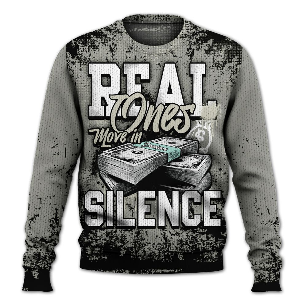 Knitted Sweater To Match Low OG Year Of The Snake 1s - Move In Silence Money Street Retro