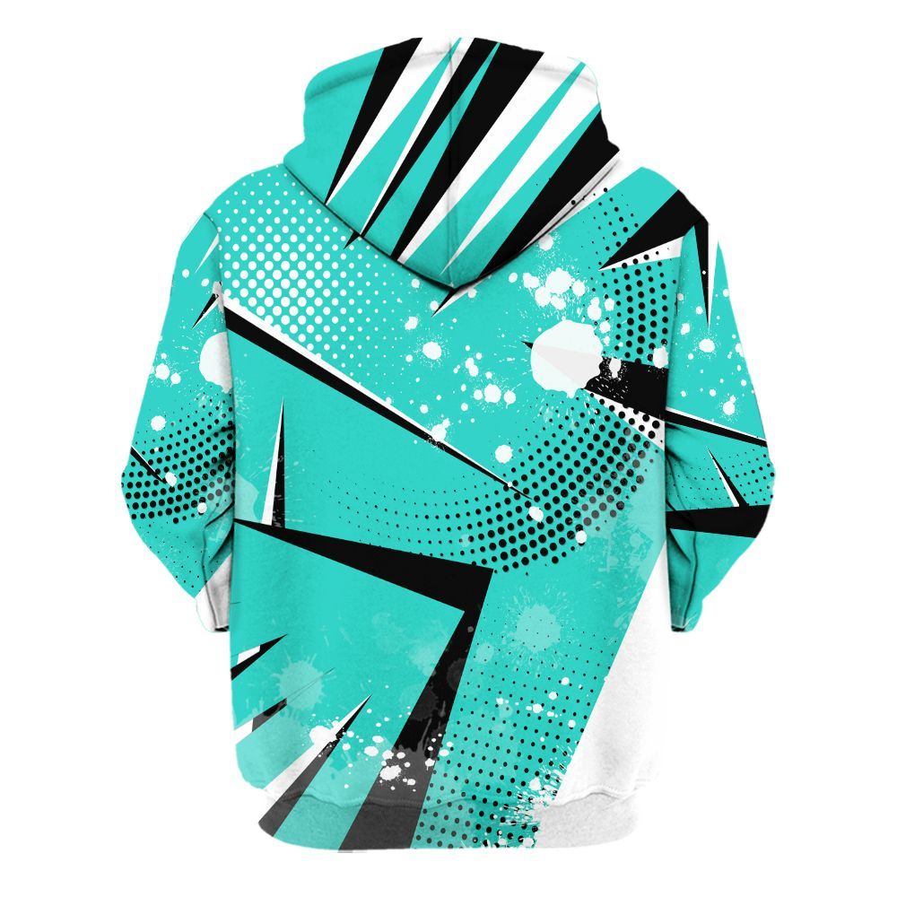 Hoodie To Match Dunk Low Clear Jade - Poly Trust No One Dripping All Over Print