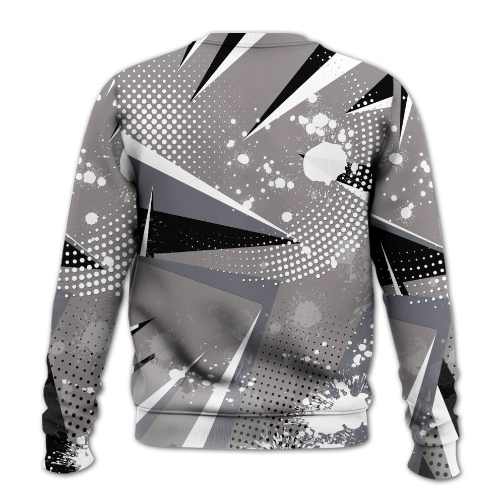 Sweatshirt To Match Cool Grey 11s - Poly Trust No One Dripping All Over Print