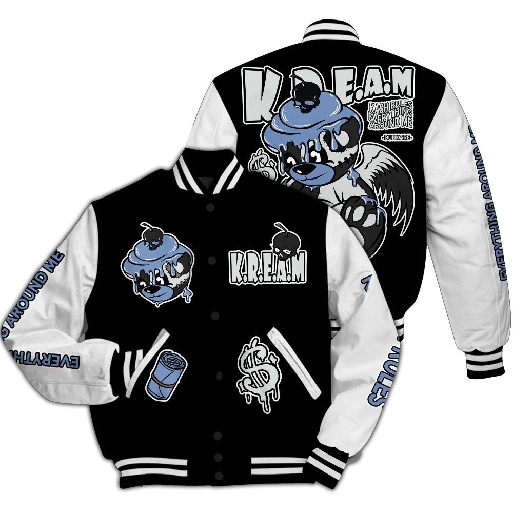 Varsity Jacket To Match Mid Space Jam 1s - Loot Bear All Over Print