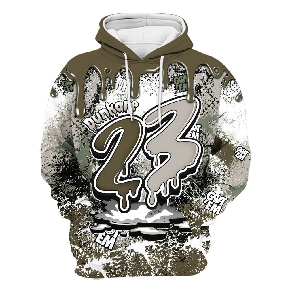 Hoodie To Match Dunk Low Year Of The Snake - Dripping 23 Drip All Over Print