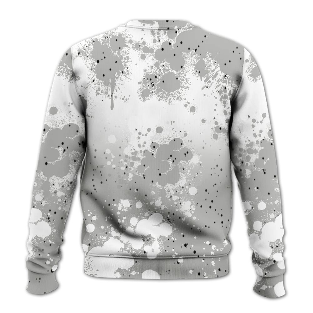 Sweatshirt To Match Retro White Oreo 4s - God Blessed Ink Drip All Over Print