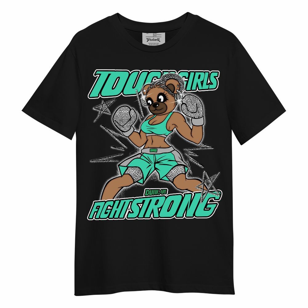 Shirt To Match Black Green Glow 3s - Gritty Girls Bear Unisex Shirt